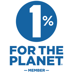 One Percent for the Planet member badge.