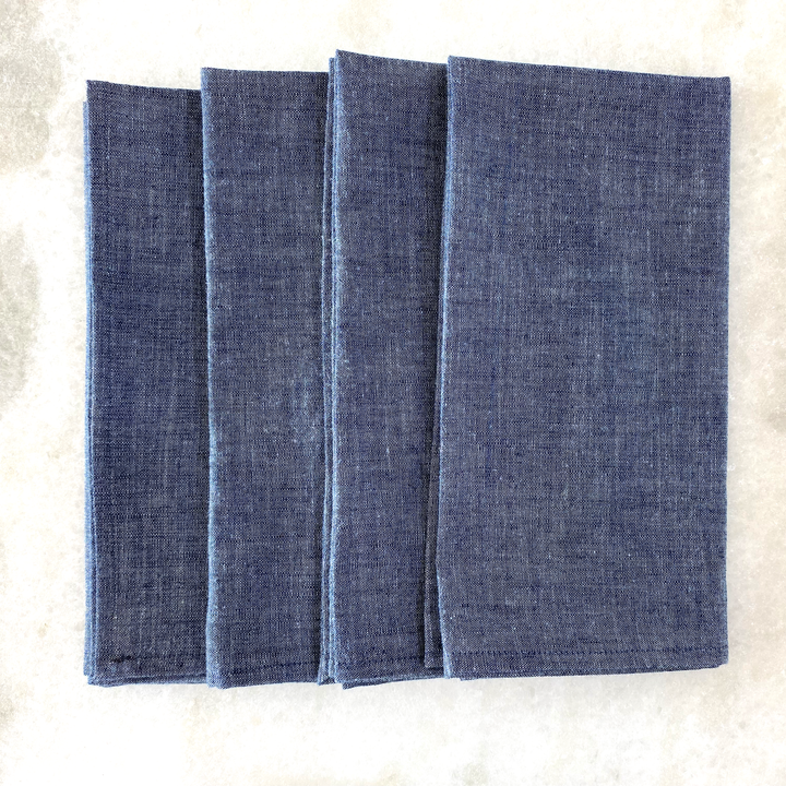 Upcycled Cotton Napkins - Set of 4