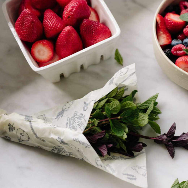 Beeswax Food Wrap Square Sets - 3 sizes