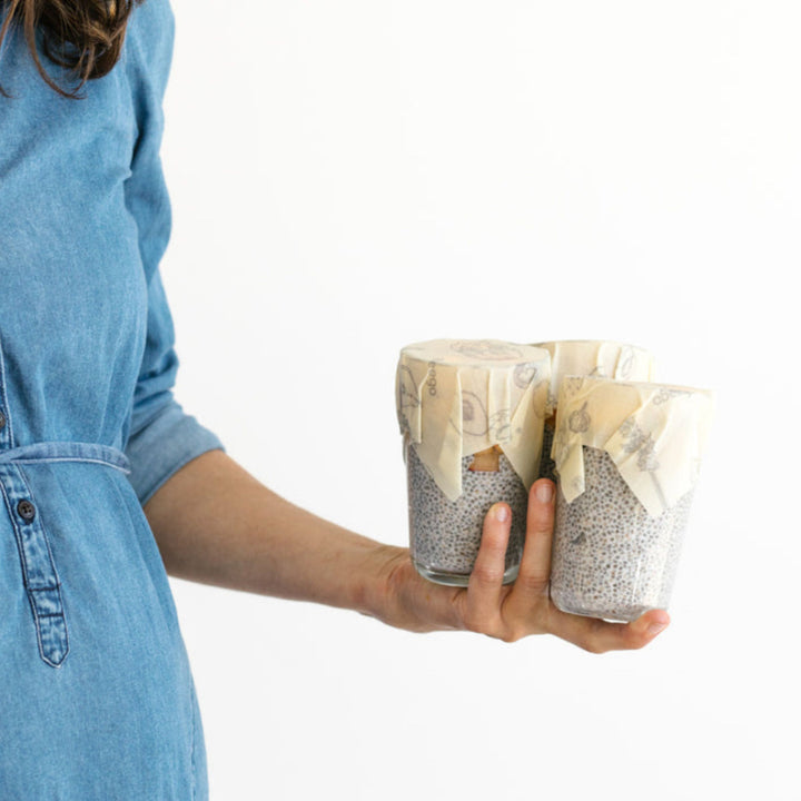 Beeswax Food Wrap Square Sets - 3 sizes