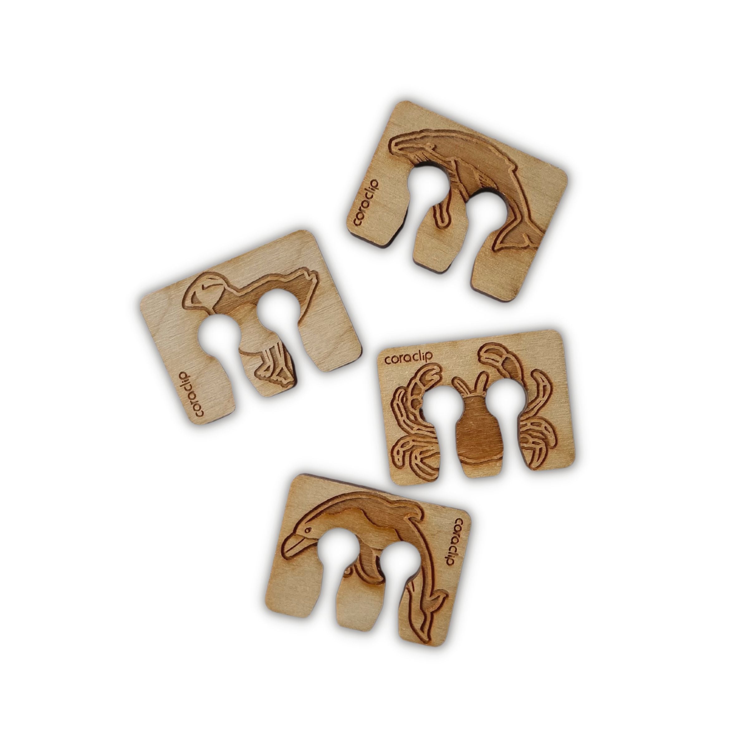 Plastic-Free Bag Clips - Set of 4 with Gift Bag – Hill + House