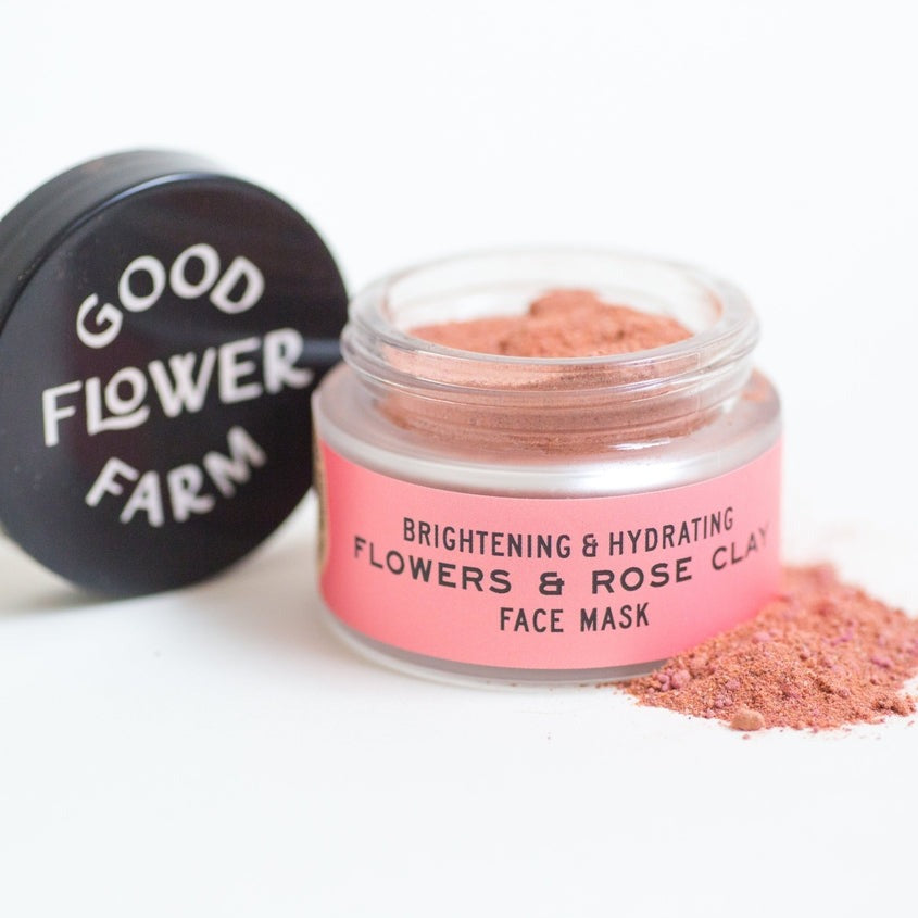 Flowers + Rose Clay Face Mask