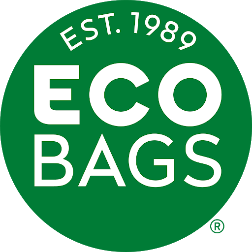 EcoBags logo, established 1989, with link to collection.
