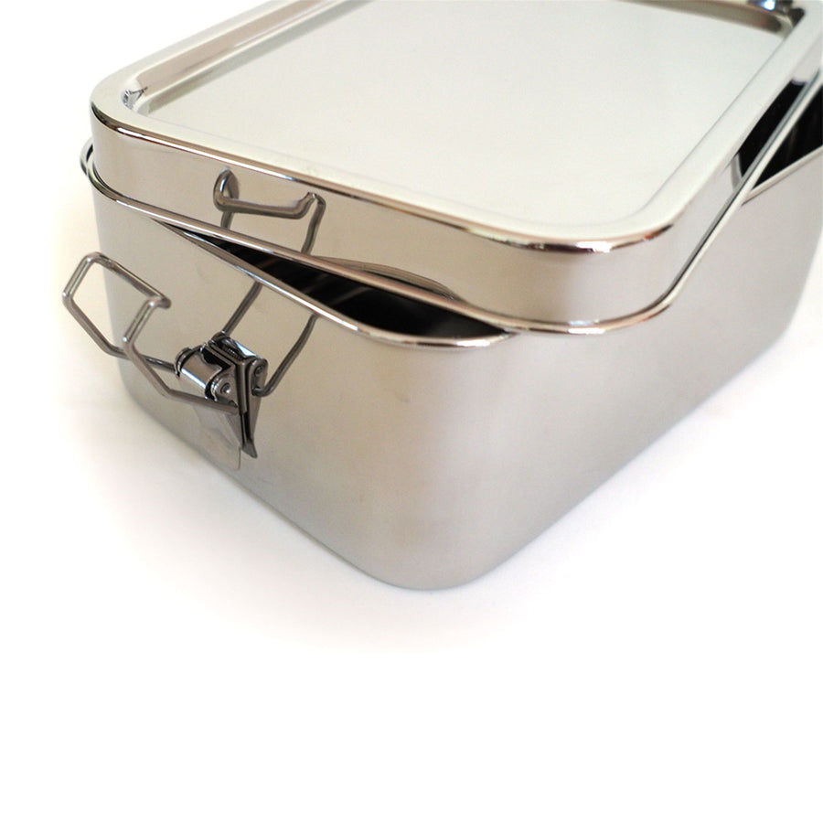 Large Bento Wet Box with lid ajar