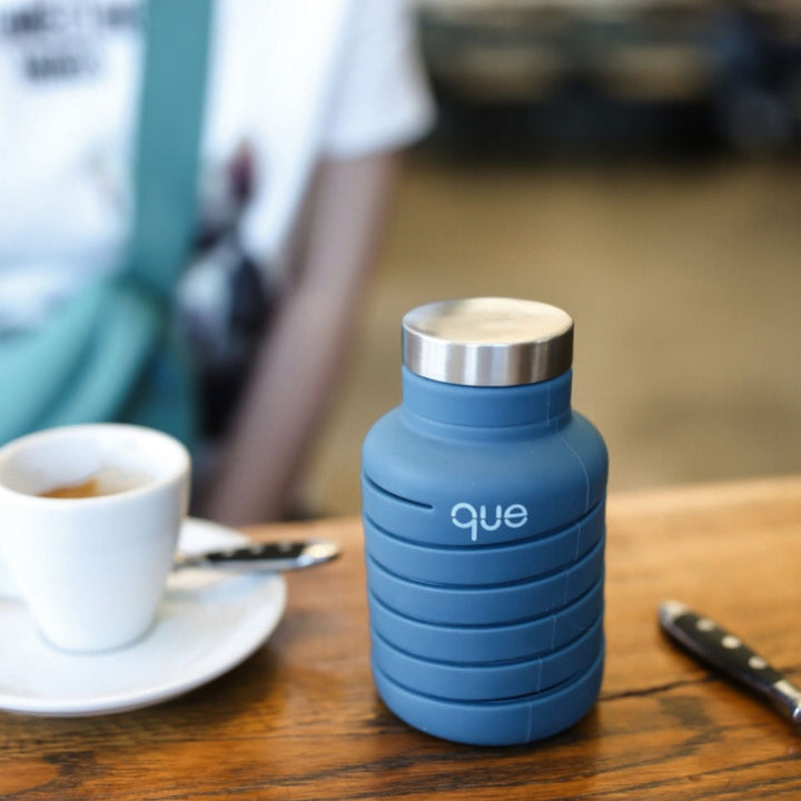Collapsible Silicone Water Bottle - 20 oz.