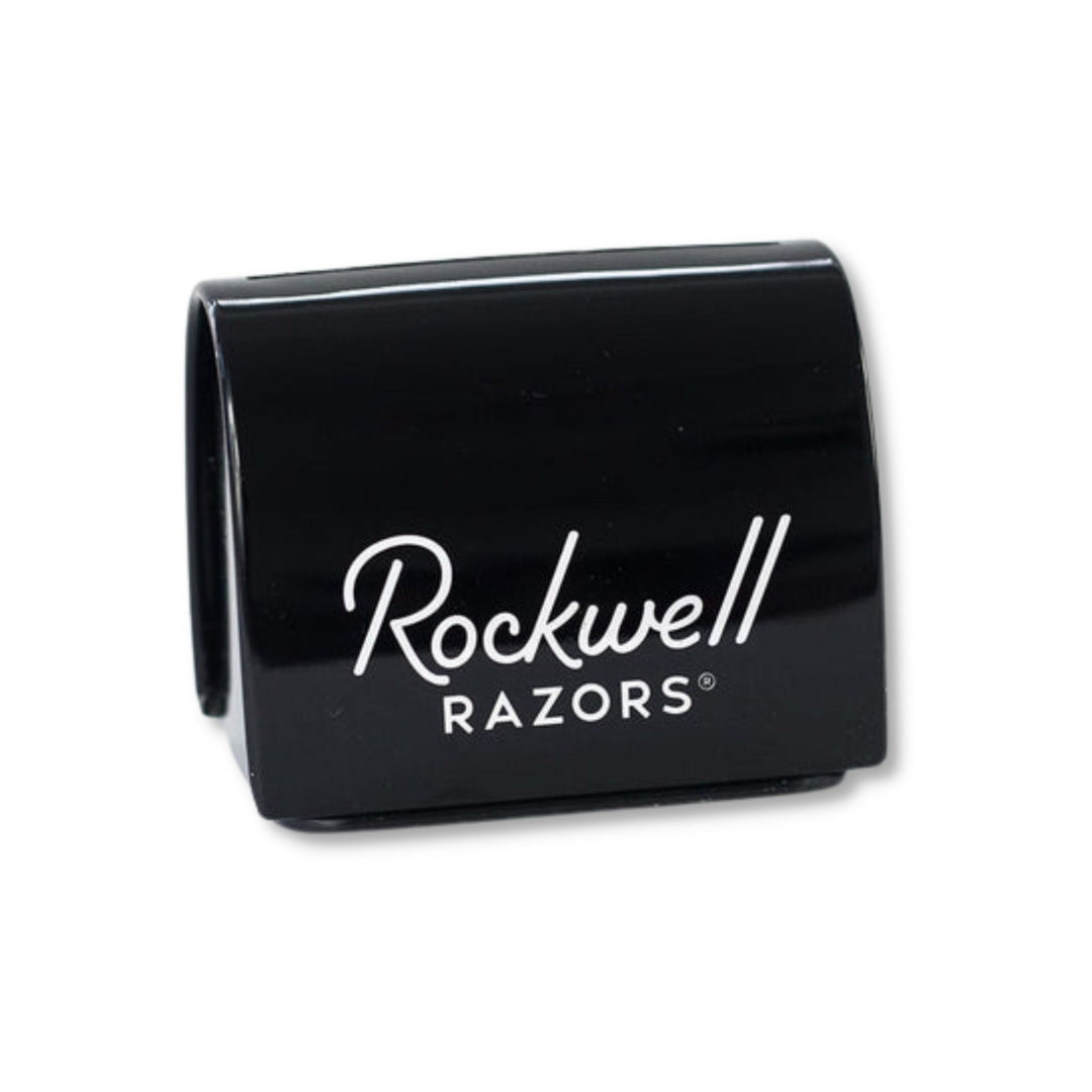 Rockwell Razors Blade Bank. Black With White Lettering.