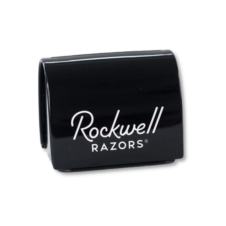 Rockwell Razors Blade Bank. Black With White Lettering.