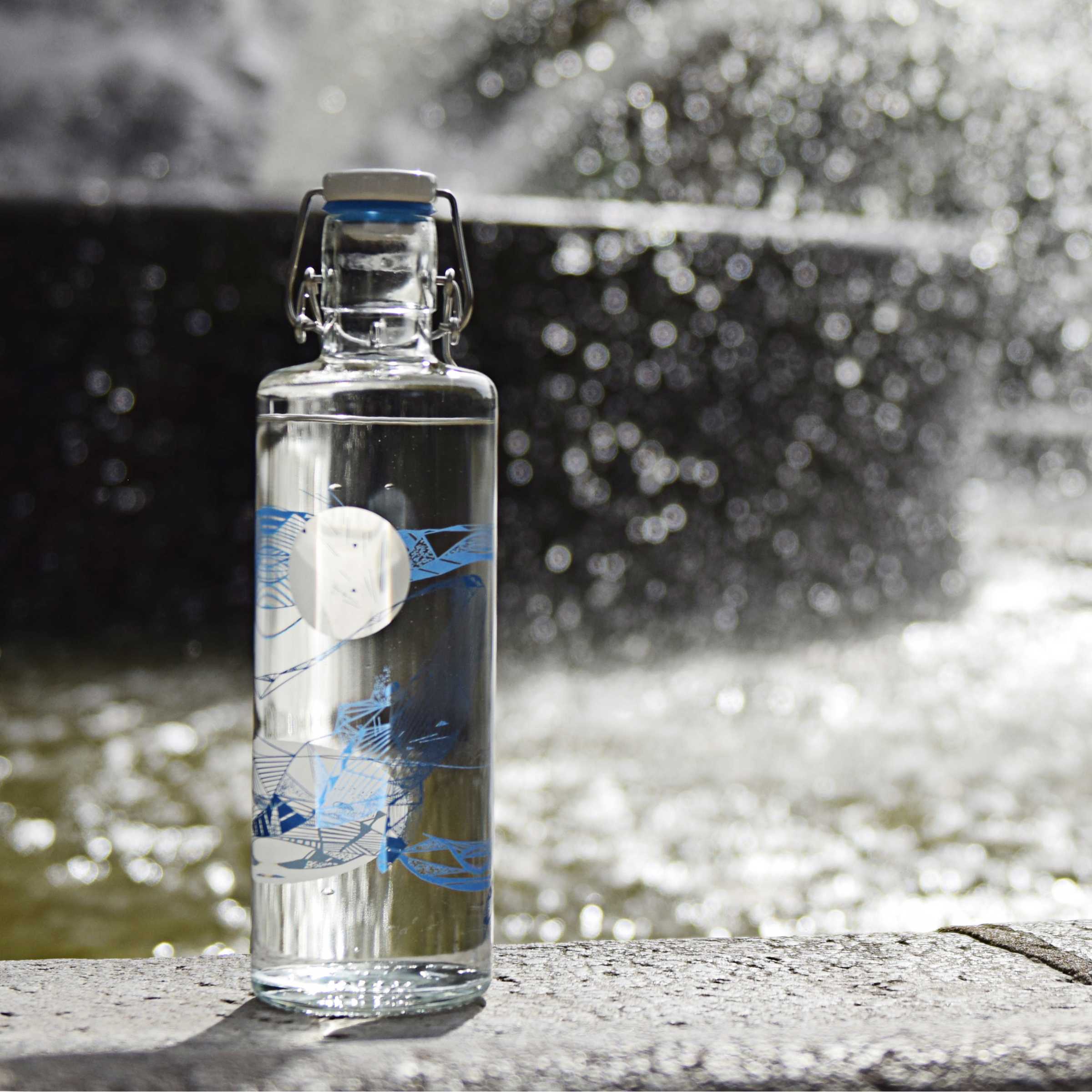 Large Glass Bottle 33.8 oz. - Souldiver – Hill + House