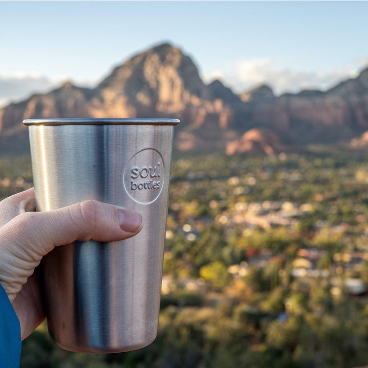 Stainless Steel Reusable Travel Cup 13.5 oz.