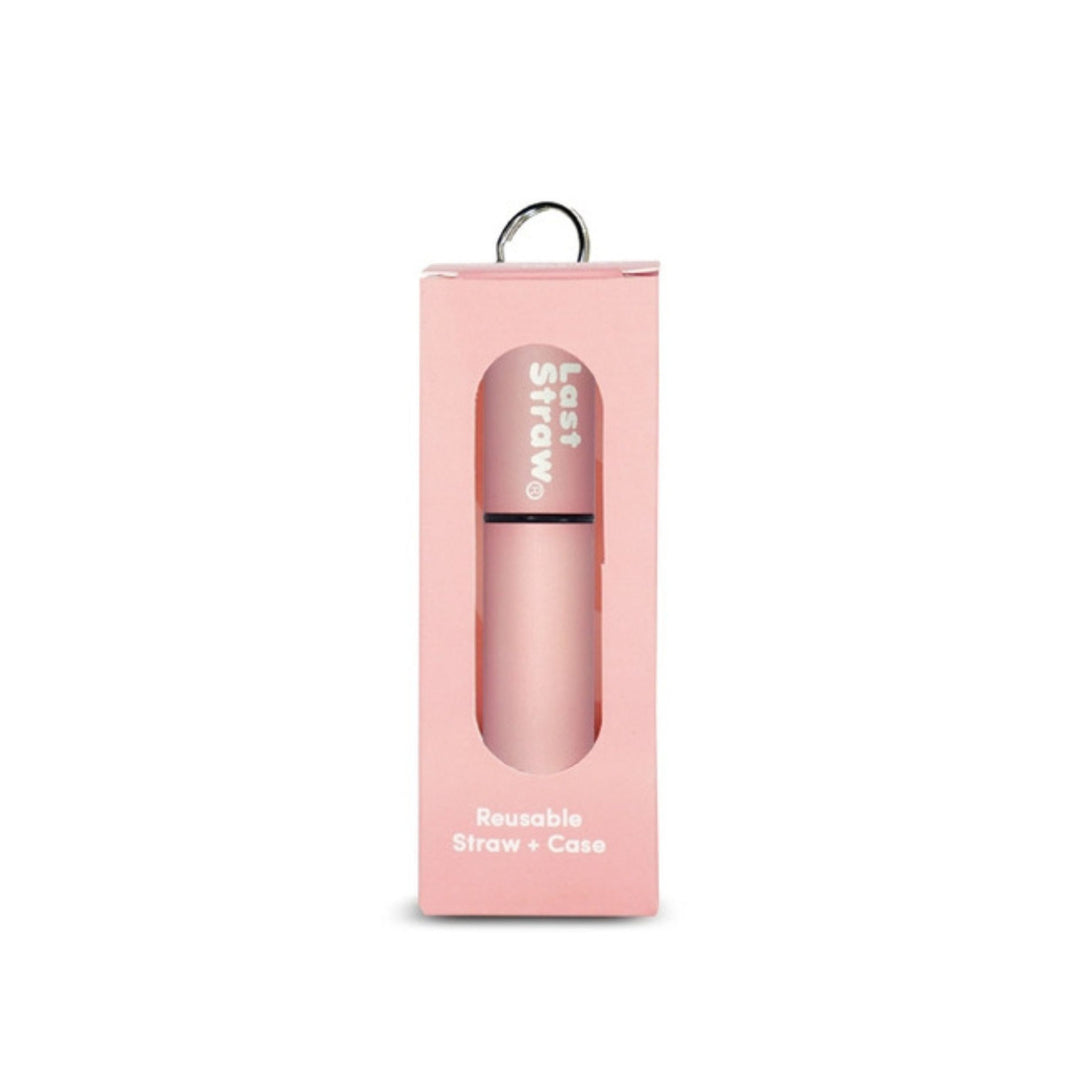 Stainless Steel Telescoping Straw with Keychain Case