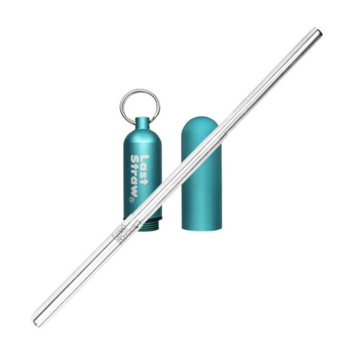 Stainless Steel Telescoping Straw with Keychain Case