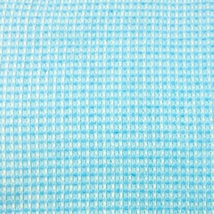 Turkish Towel Store Square Pattern Cotton Towel In Turquoise Color.
