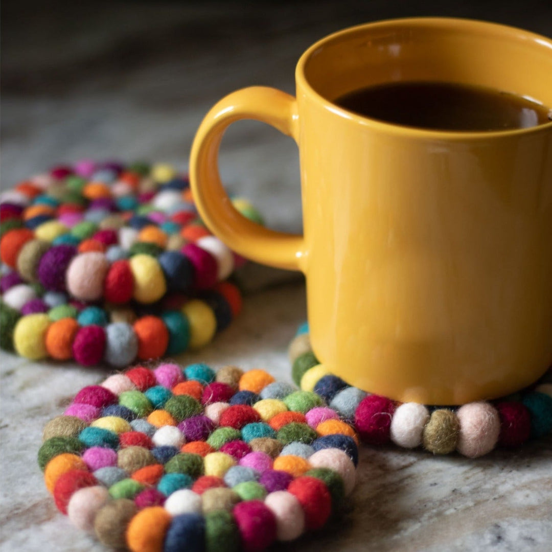 Boho Eco Coasters - Set of 4
