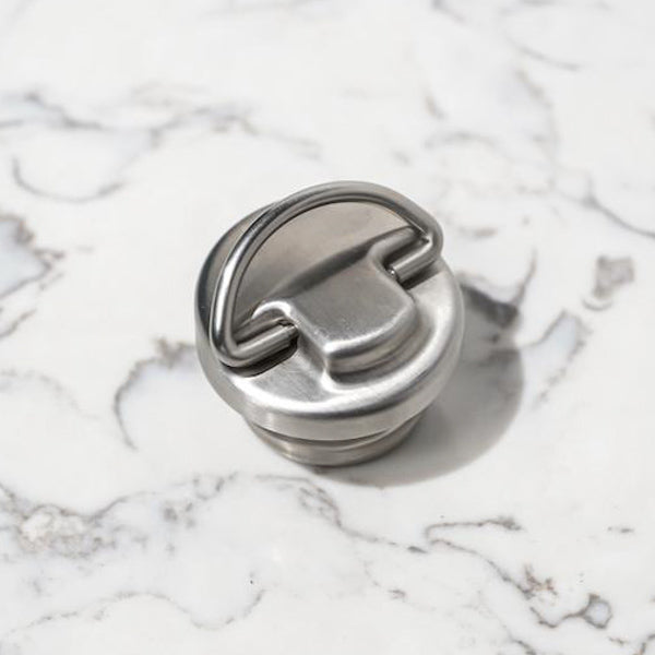 Que Bottle Stainless Steel Bottle Cap With Loop